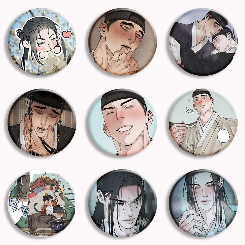 Pin Button Badge - O coração do lótus anime botão