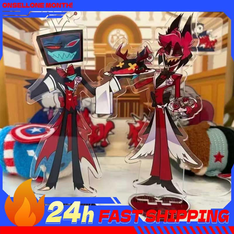 Free Anime Merchandise - 2 pçs hazbin anime periféricos alastor