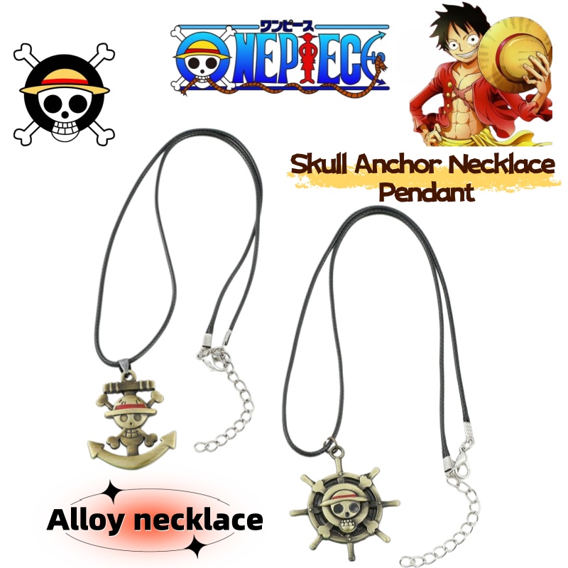 Anime Merchandise Logo - Colar com pingente de logotipo do
