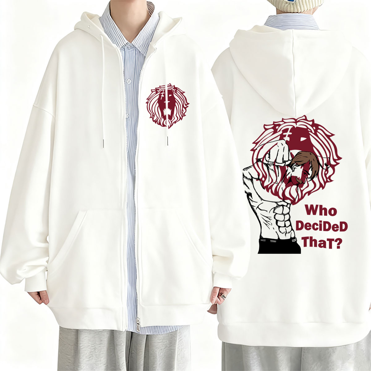 Anime Merch Hoodie - Anime Os Sete Pecados Mortais: Pecado