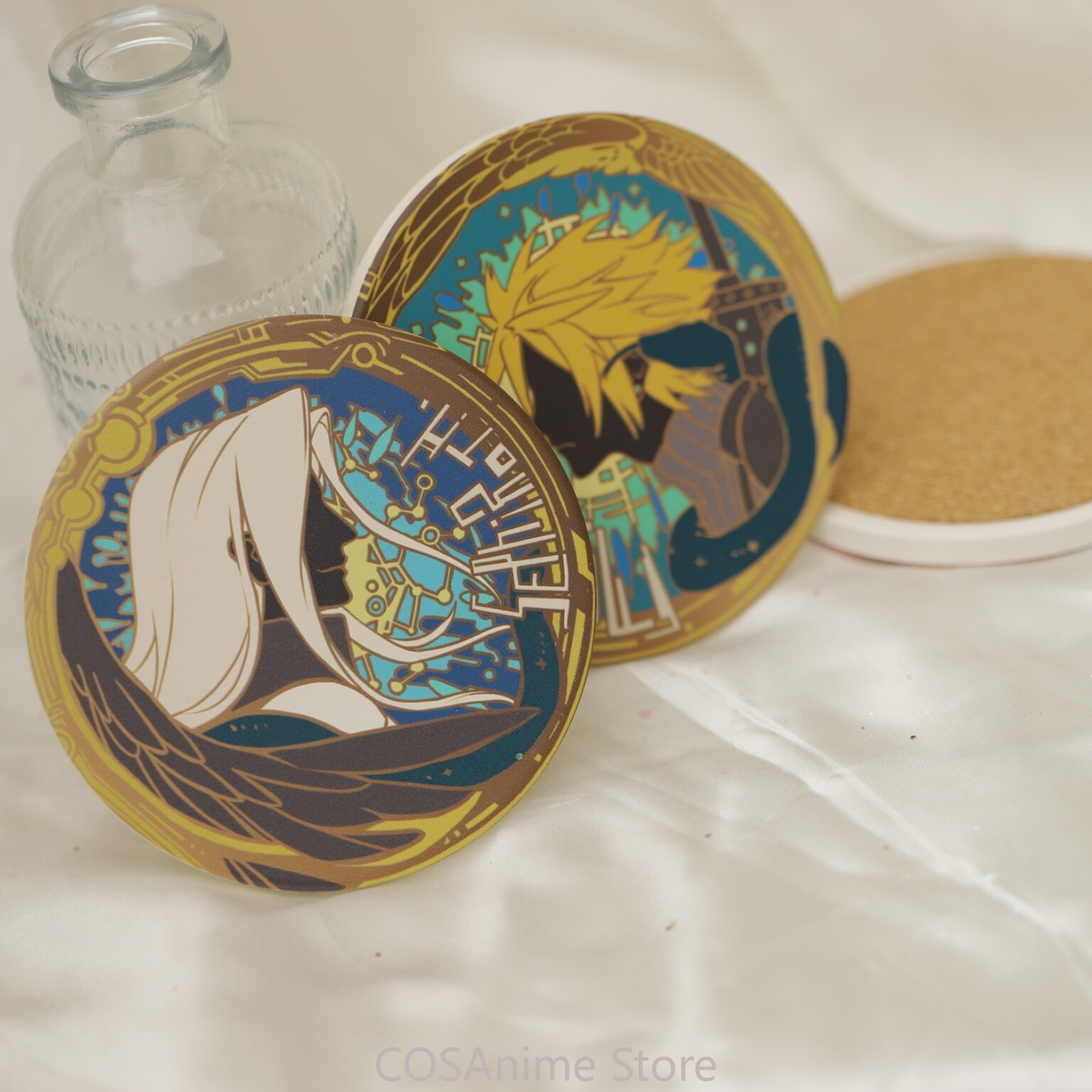 Pin Button Badge - Sephiroth Cloud Strife Porta-copos de Cerâmica