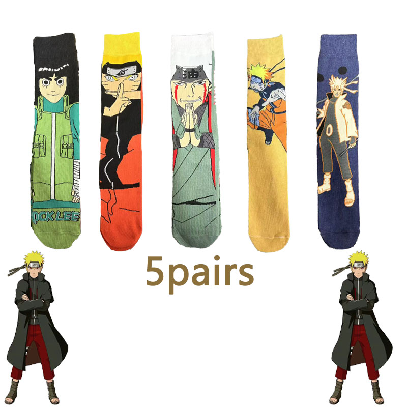Anime Merchandise Canada - Conjunto de meias de personagem Naruto