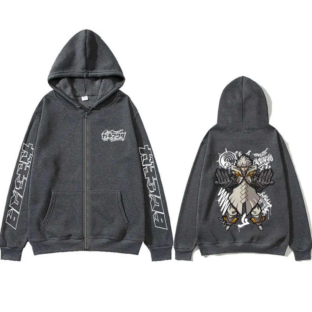 Moletom com Zíper Anime Gachia - Anime Merch Hoodie avaliação e preço