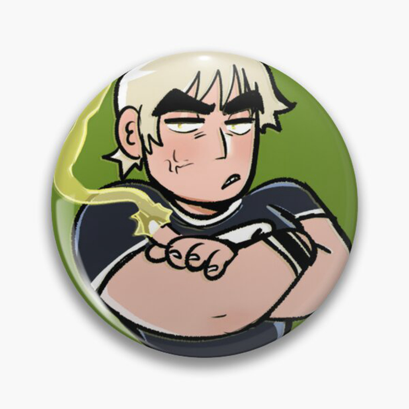 31 estilo anime scott pilgrim  - Pin Button Badge avaliação e preço