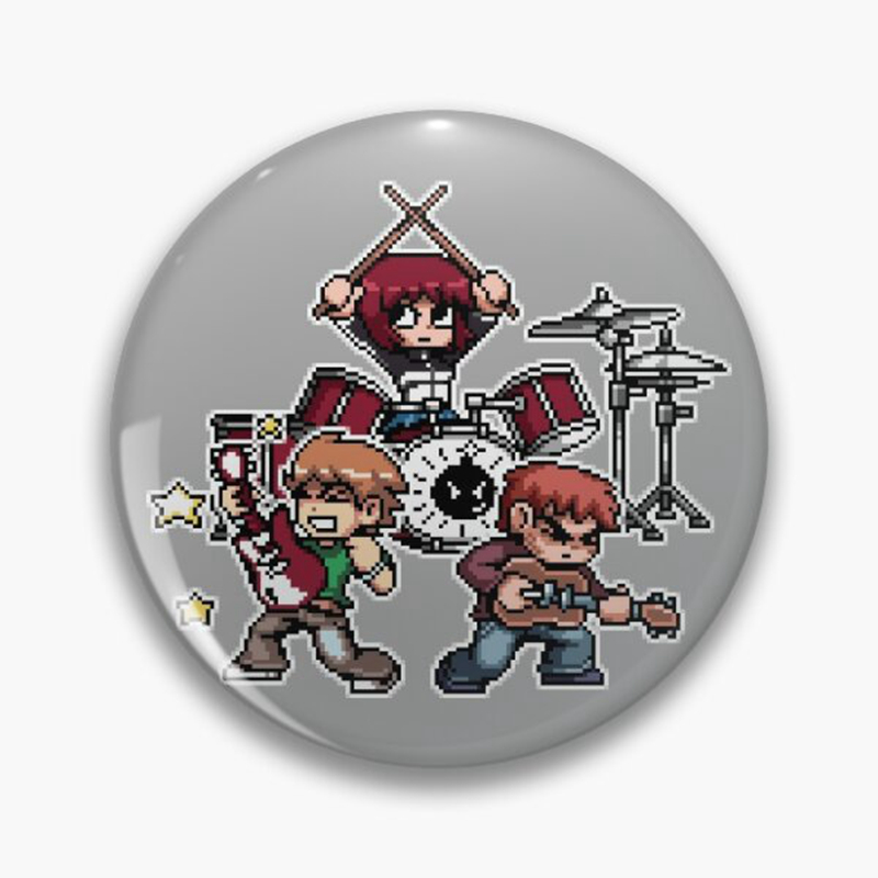 31 estilo anime scott pilgrim  - Pin Button Badge avaliação e preço