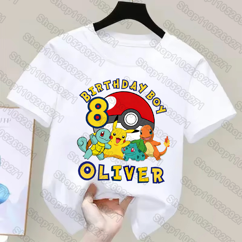 Camisetas infantis pokémons, c - Pokemon Anime Merchandise avaliação e preço