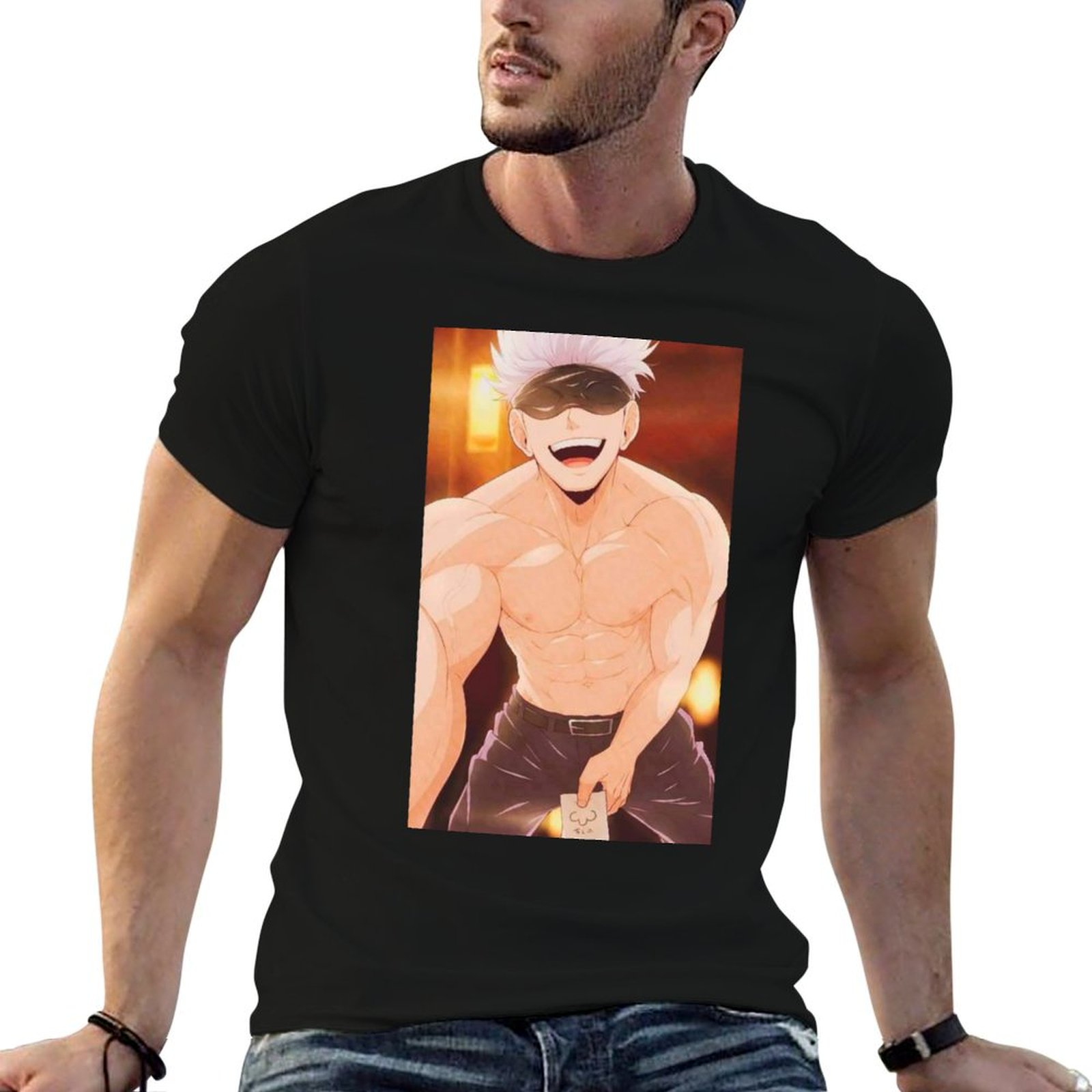 Camiseta Gojo Satoru Merchandi - Anime Merchandise China avaliação e preço