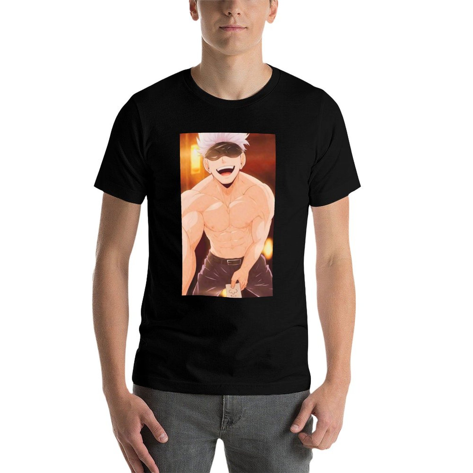 Camiseta Gojo Satoru Merchandi - Anime Merchandise China avaliação e preço