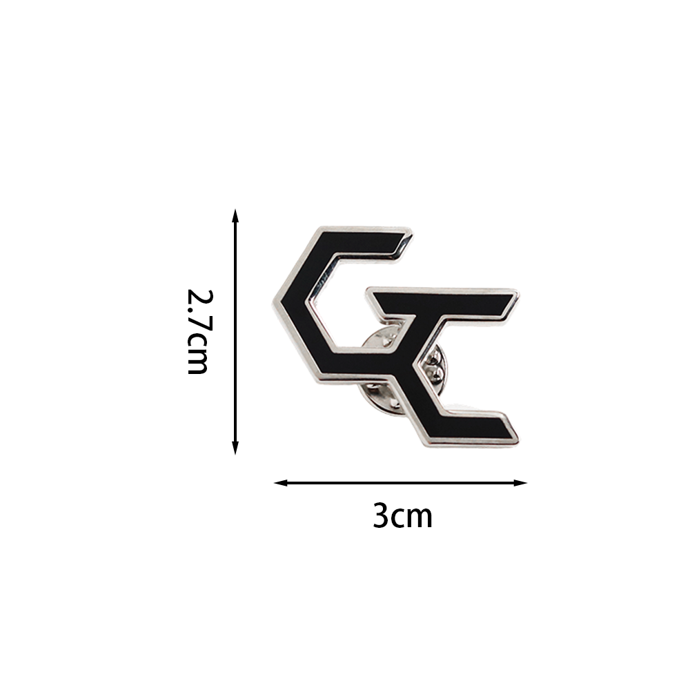 Broche com logotipo de coroa c - Anime Merchandise Logo avaliação e preço