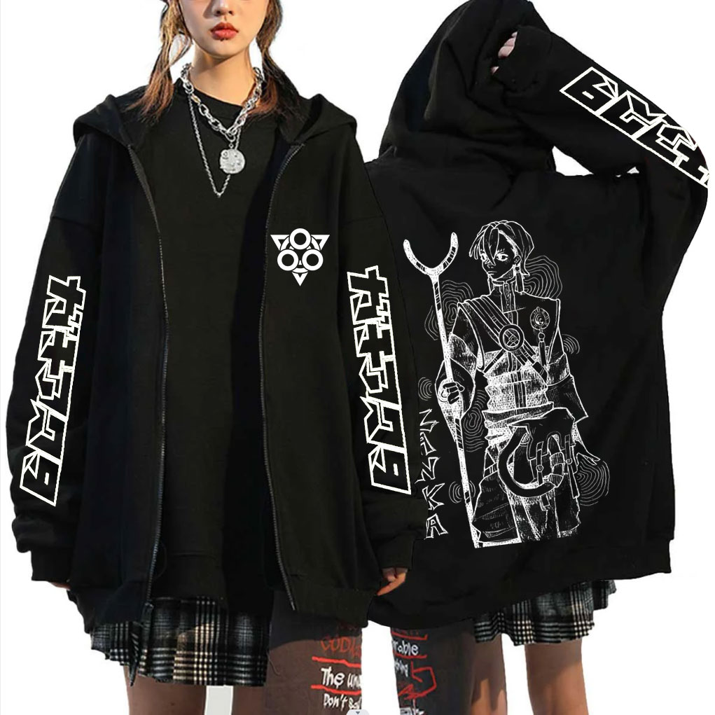 Moletom com Zíper Anime Gachia - Anime Merch Hoodie avaliação e preço