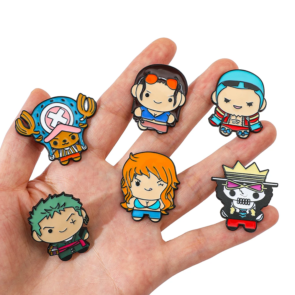 9 Peças Broche Criativo de Des - Anime One Piece Merchandise avaliação e preço