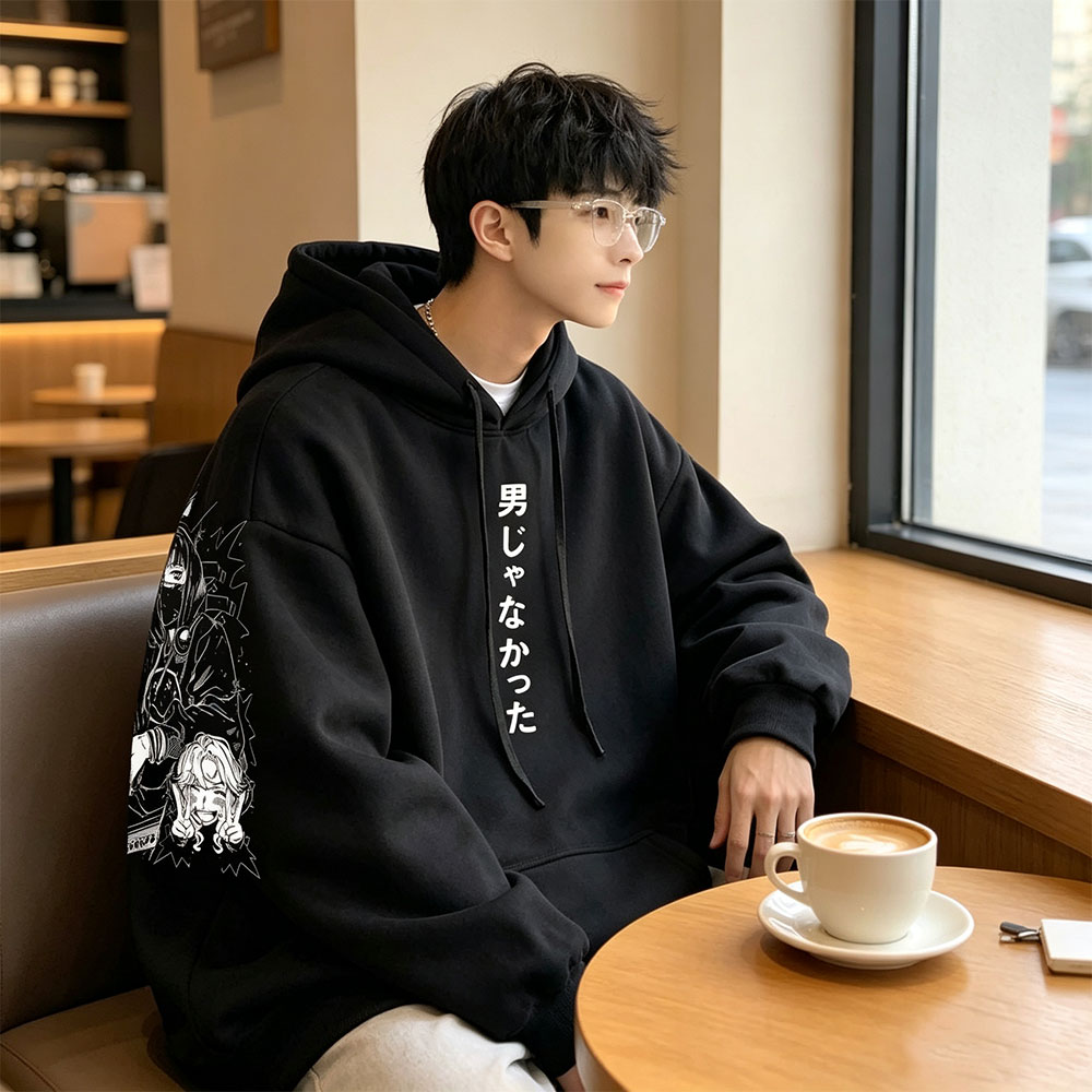 Hoodie Anime The Guy She Was I - Anime Merch Hoodie avaliação e preço