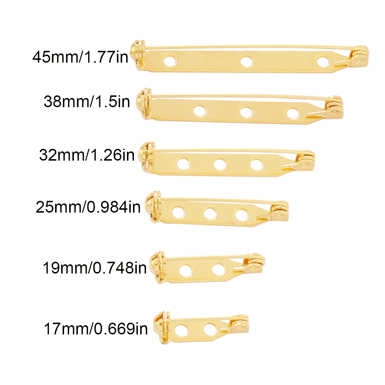 10 pçs 17-45mm broche clipe ba - Pin Button Badge avaliação e preço