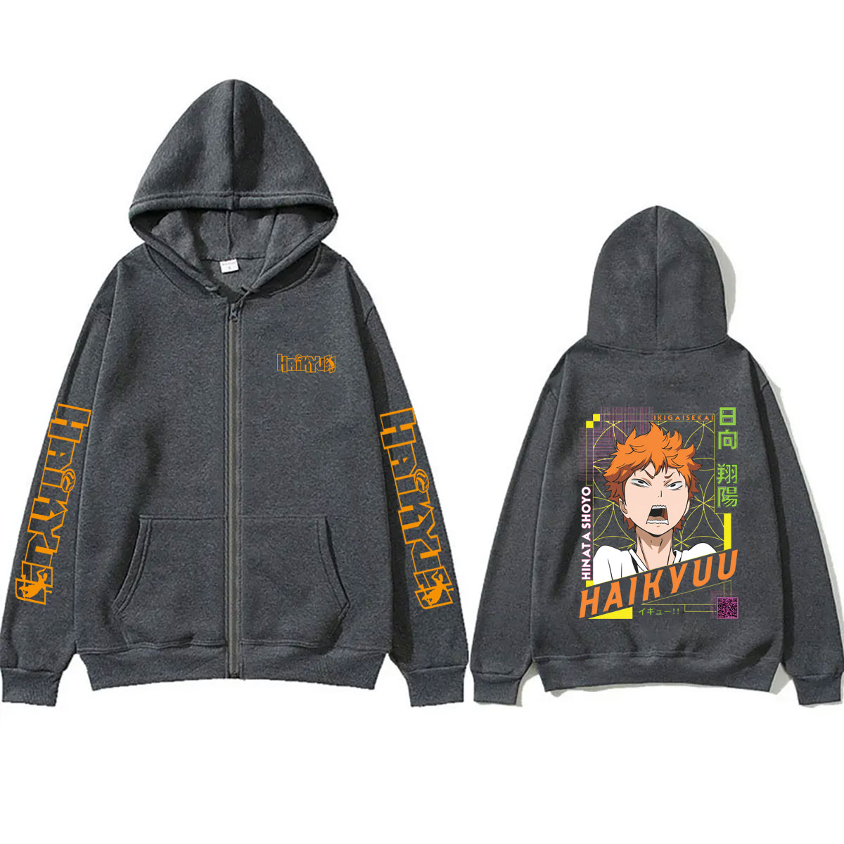 Moletom com Zíper Anime Haikyu - Anime Merch Hoodie avaliação e preço