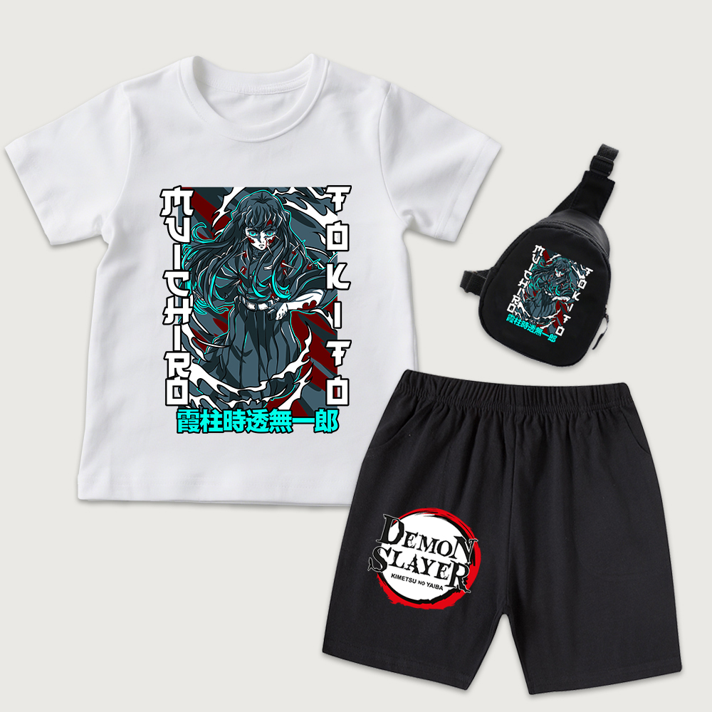 Conjunto de 3 Peças Demon Slay - Anime Girl Merchandise avaliação e preço