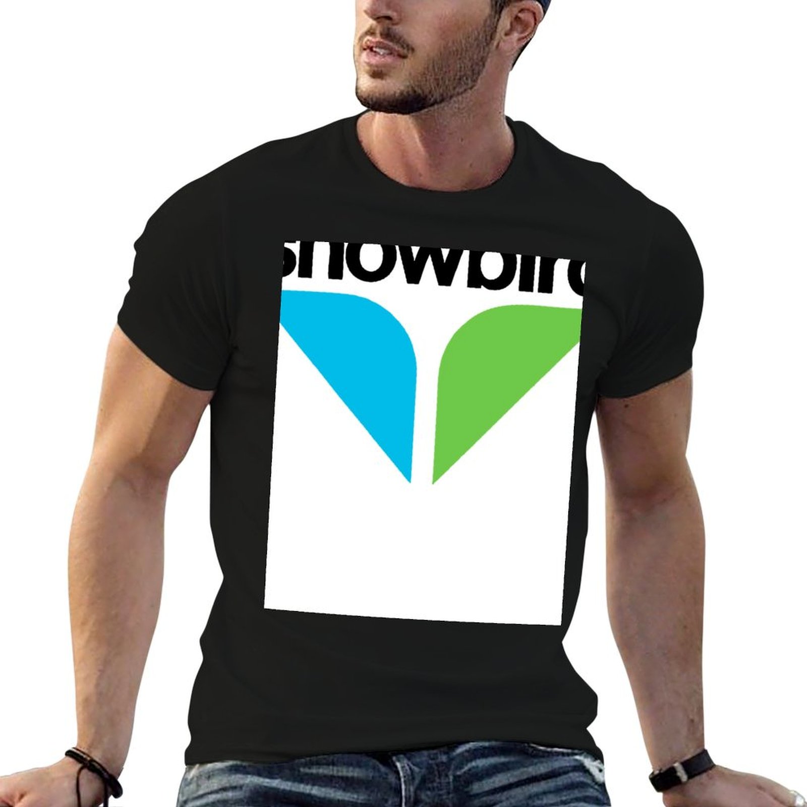 Camiseta com logotipo Snowbird - Anime Merchandise Logo avaliação e preço