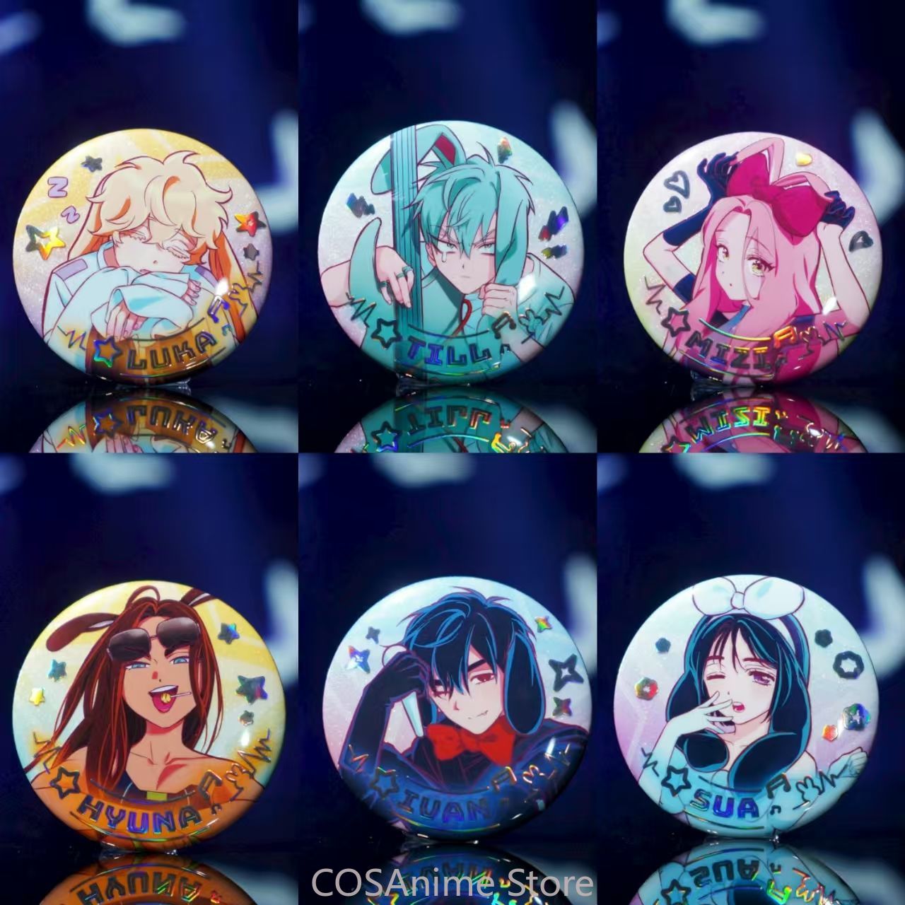 Anime alien estágio mizi luka  - Pin Button Badge avaliação e preço