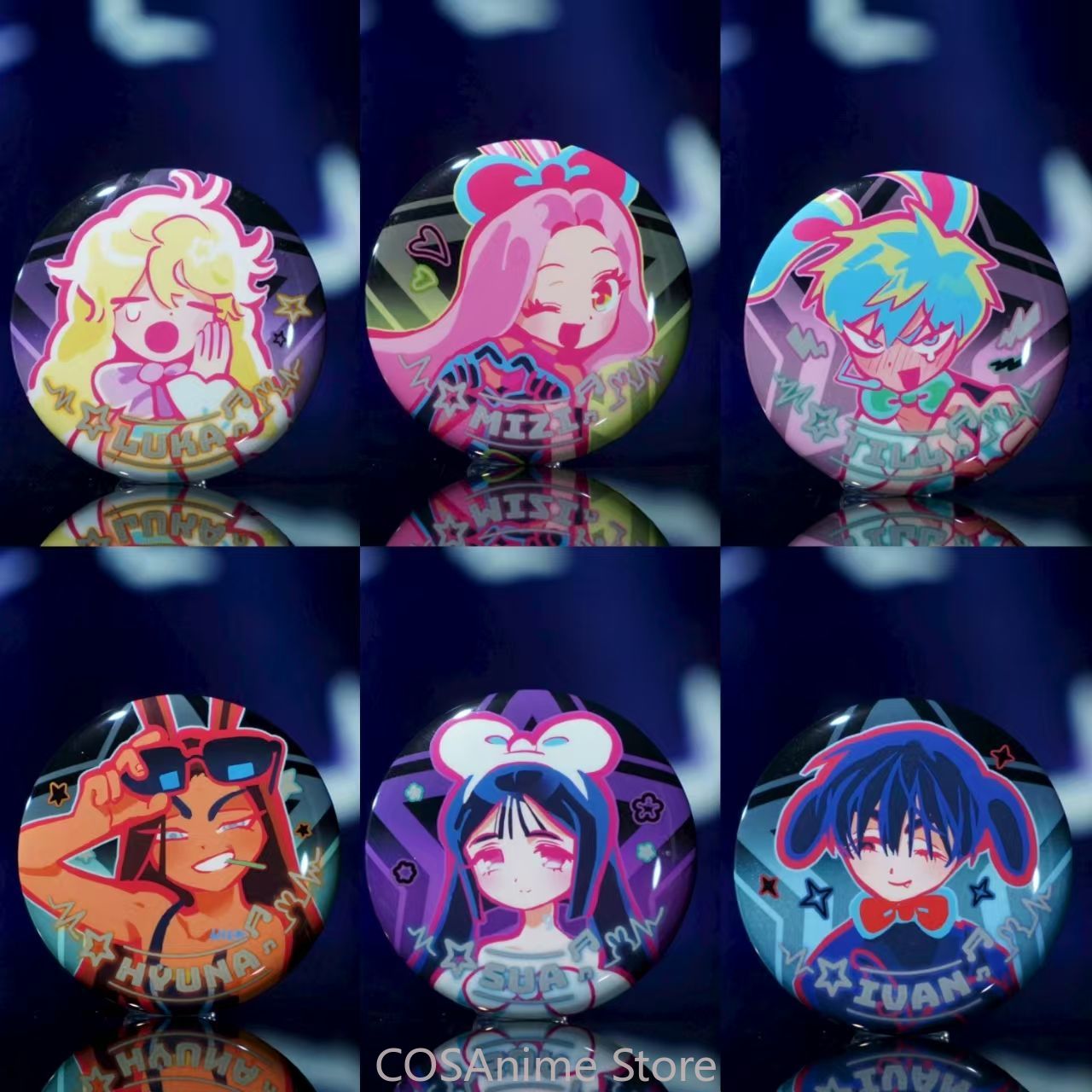 Anime alien estágio mizi luka  - Pin Button Badge avaliação e preço