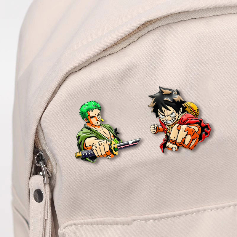Conjunto de 4 Broches de Perso - Anime One Piece Merchandise avaliação e preço