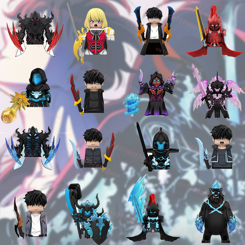 Novo 6/8/16 pçs solo nivelamen - Anime Merchandise Solo Leveling avaliação e preço
