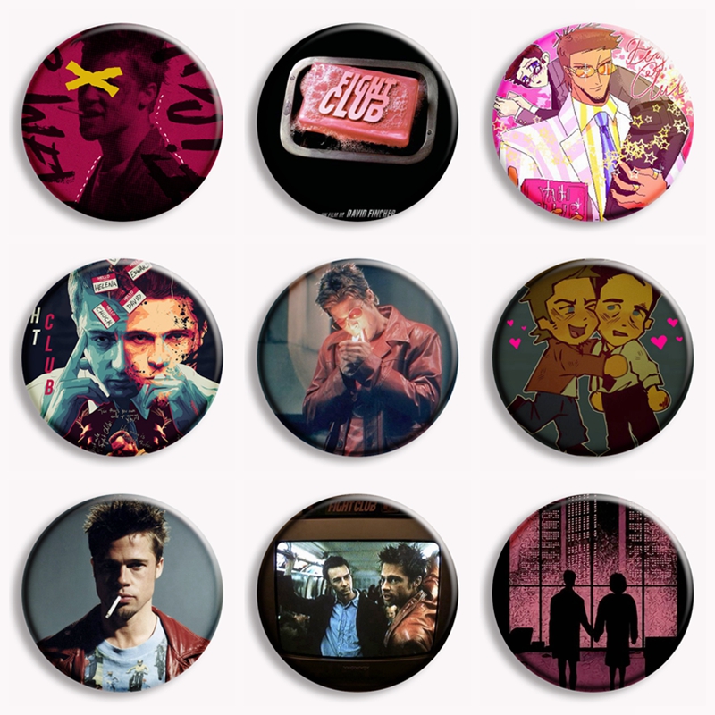 Filme clássico Fight Club Sabã - Pin Button Badge avaliação e preço