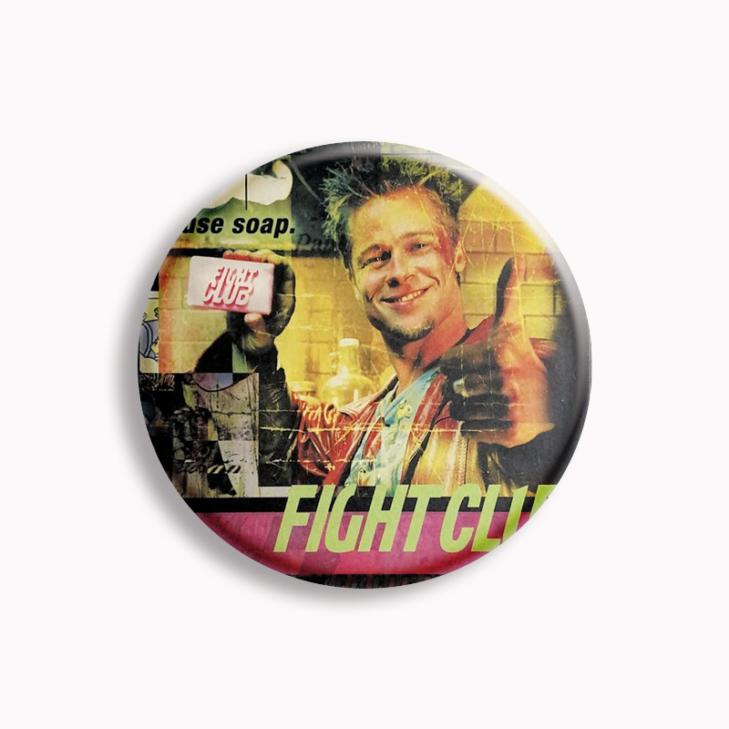 Filme clássico Fight Club Sabã - Pin Button Badge avaliação e preço