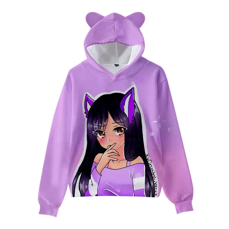 2026 aphmau merch crianças mol - Anime Merch Hoodie avaliação e preço
