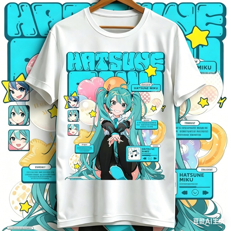 Camiseta Kawaii Miku 2026: Cam - Anime Girl Merchandise avaliação e preço