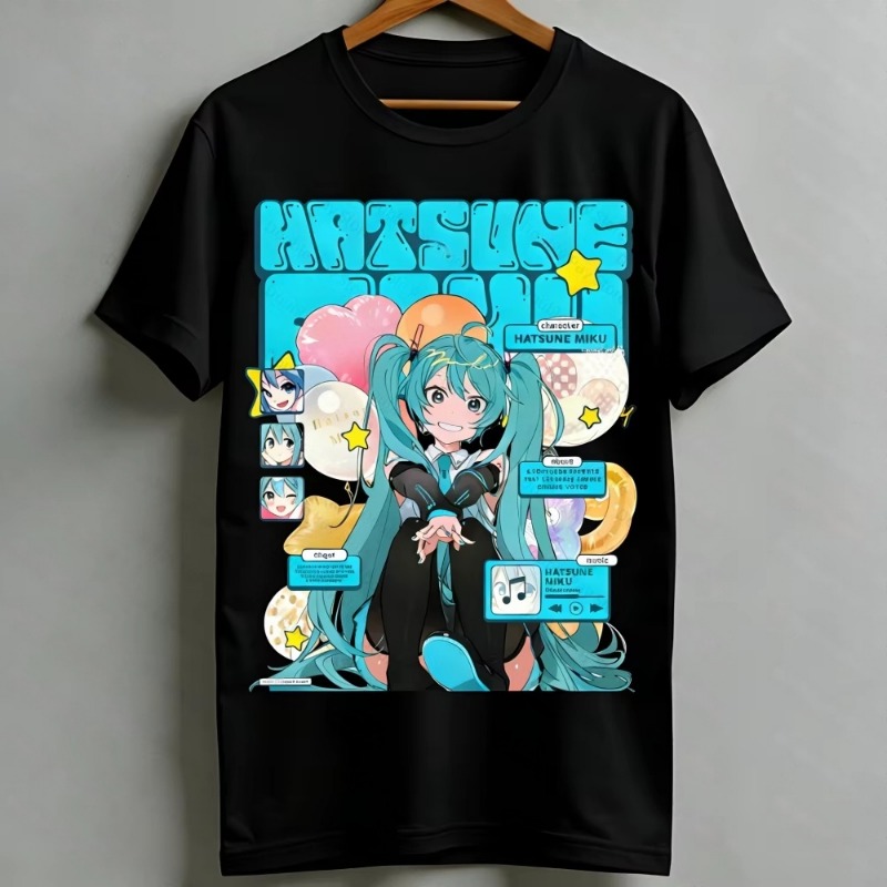 Camiseta Kawaii Miku 2026: Cam - Anime Girl Merchandise avaliação e preço