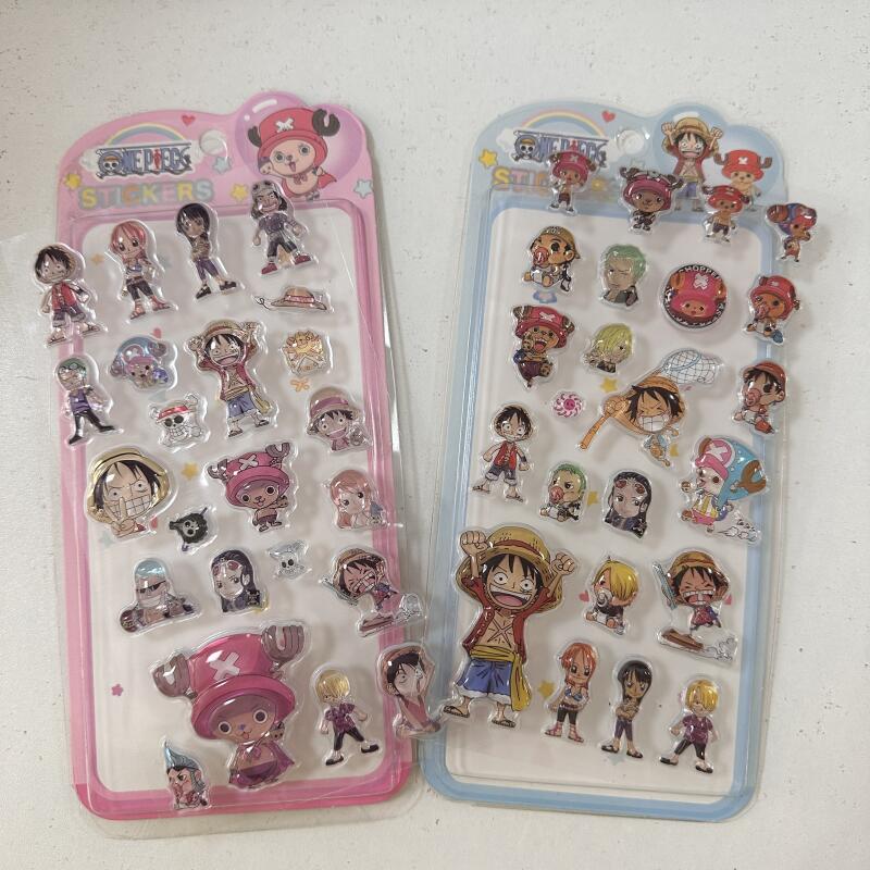 Adesivos 3D em relevo de One P - Anime One Piece Merchandise avaliação e preço