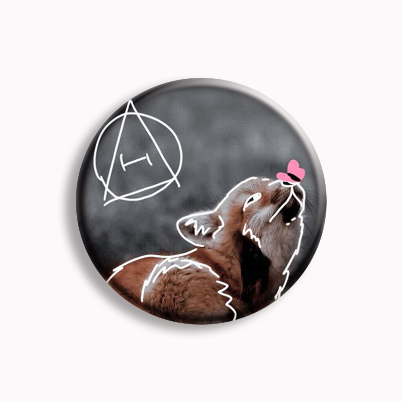 Therian Símbolo Botão Pin para - Pin Button Badge avaliação e preço